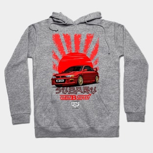 Impreza 22B WRX STI - R.I.P. EVO (Red) Hoodie